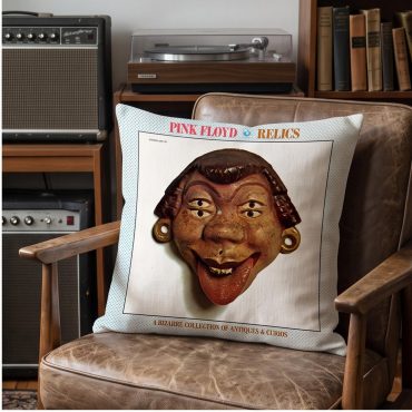 Pink Floyd Pillow Cover - Pink Floyd A Bizarre Collection The Relics Mask 1971