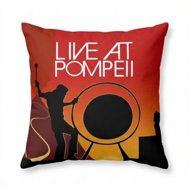 Pink Floyd Pillow Cover - Pink Floyd Live At Pompeii Pink Floyd Pillow Cover - Pink Floyd Live At Pompeii