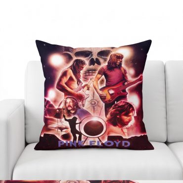 Pink Floyd Pillow Cover - Pink Floyd Live At PomPeii Illustration