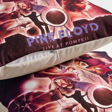 Pink Floyd Pillow Cover - Pink Floyd Live At PomPeii Illustration