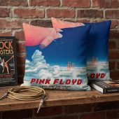 Pink Floyd Pillow Cover - Pink Floyd Oakland Coliseum Poster Pink Floyd Pillow Cover - Pink Floyd Oakland Coliseum Poster