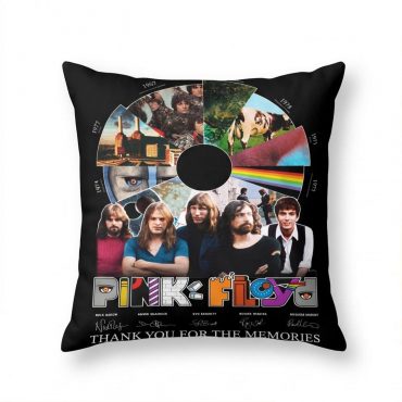 Pink Floyd Pillow Cover - Pink Floyd Shirt Time Line Album Collage Signature Pink Floyd Pillow Cover - Pink Floyd Shirt Time Line Album Collage Signature