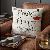 Pink Floyd Pillow Cover - Pink Floyd The Wall Original Vintage Tour Poster for Dortmund Germany 1981
