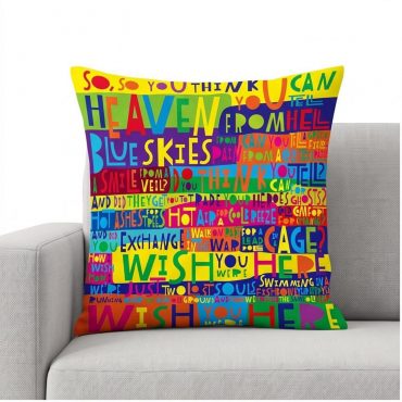Pink Floyd Pillow Cover - Pink Floyd Wish You Were Here Limited Edition Art Print Signed LyricArt