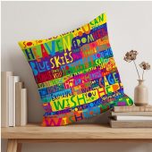 Pink Floyd Pillow Cover - Pink Floyd Wish You Were Here Limited Edition Art Print Signed LyricArt