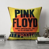 Pink Floyd Pillow Cover - Pompeii Amphitheatre Italy 1971