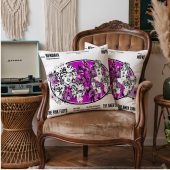 Pink Floyd Pillow Cover - Tallenge Pink Floyd And Jimi Hendrix 1967 Vintage UK Concert Pink Floyd Pillow Cover - Tallenge Pink Floyd And Jimi Hendrix 1967 Vintage UK Concert
