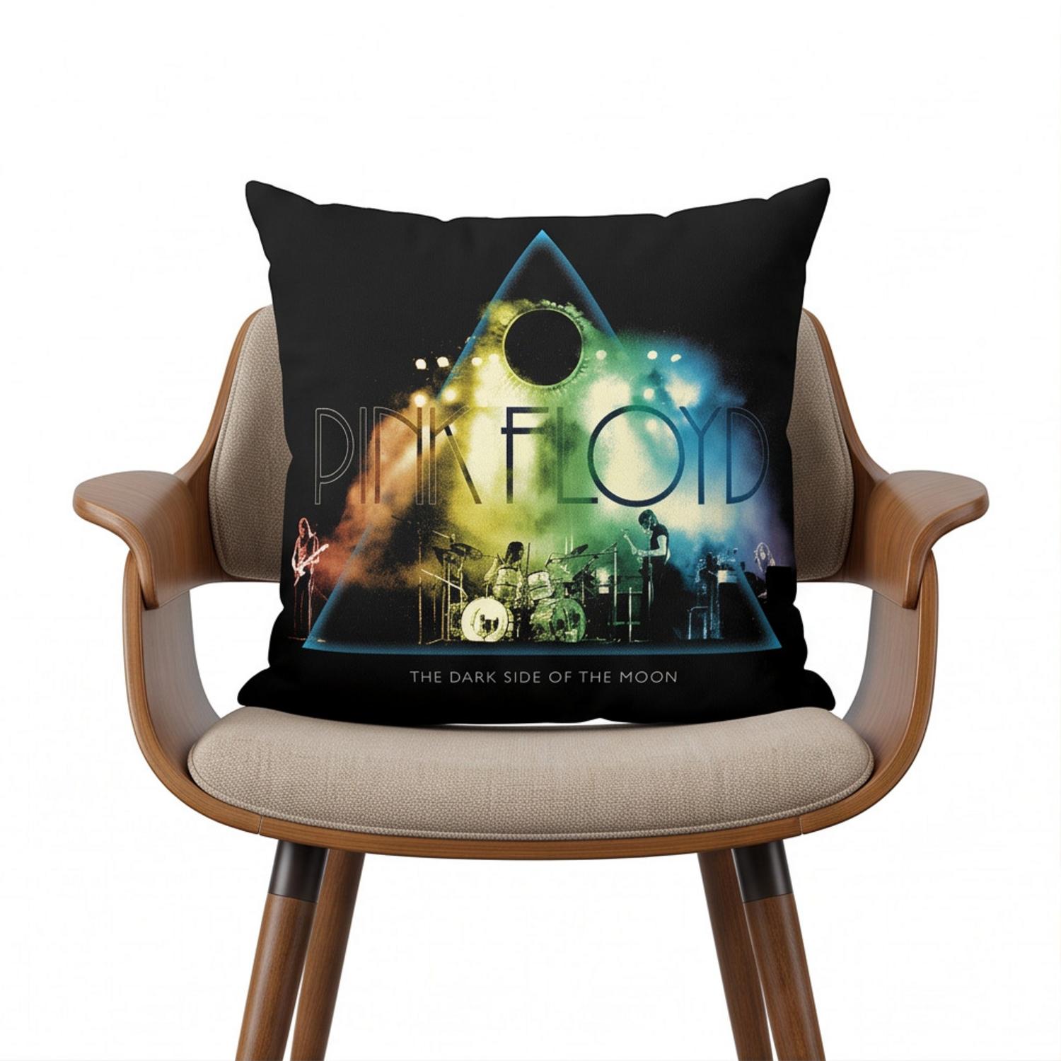Pink Floyd Pillow Cover - TDSOTM 50 Live Colors Pink Floyd Pillow Cover - TDSOTM 50 Live Colors