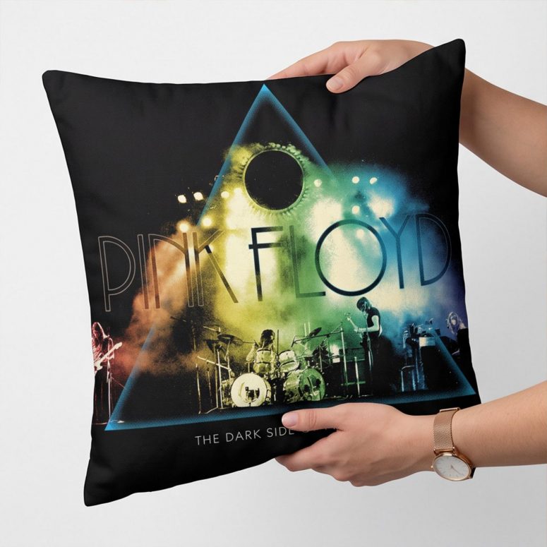 Pink Floyd Pillow Cover - TDSOTM 50 Live Colors Pink Floyd Pillow Cover - TDSOTM 50 Live Colors
