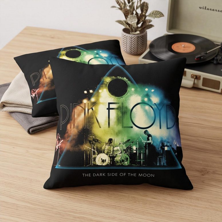 Pink Floyd Pillow Cover - TDSOTM 50 Live Colors Pink Floyd Pillow Cover - TDSOTM 50 Live Colors