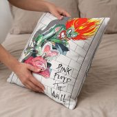 Pink Floyd Pillow Cover - The Characters The Wall Pink Floyd Pillow Cover - The Characters The Wall