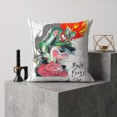 Pink Floyd Pillow Cover - The Characters The Wall Pink Floyd Pillow Cover - The Characters The Wall