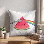 Pink Floyd Pillow Cover - The Fork Side of the Watermelon