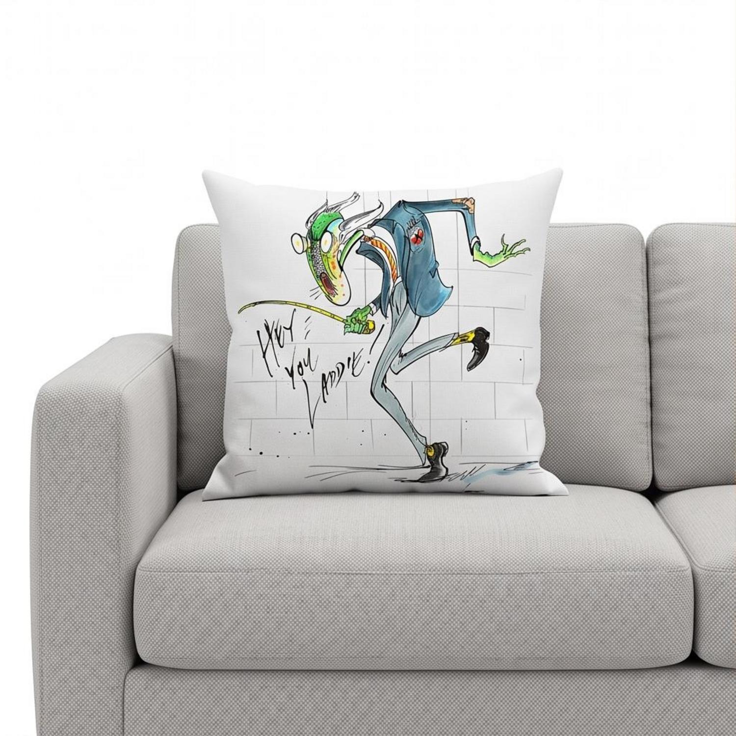 Pink Floyd Pillow Cover - The Teacher The Wall Tour Pink Floyd Pillow Cover - The Teacher The Wall Tour