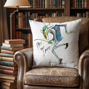 Pink Floyd Pillow Cover - The Teacher The Wall Tour