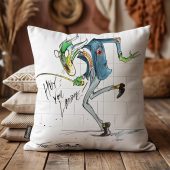 Pink Floyd Pillow Cover - The Teacher The Wall Tour Pink Floyd Pillow Cover - The Teacher The Wall Tour