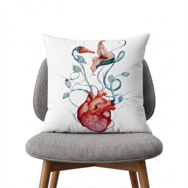 Pink Floyd Pillow Cover - The Wall Flower Heart What shall we do now Pink Floyd Pillow Cover - The Wall Flower Heart What shall we do now