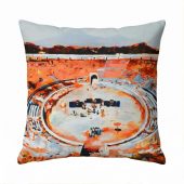 Pink Floyd Pillow Cover - This is where the magic happens Pink Floyd in Pompeii Painting