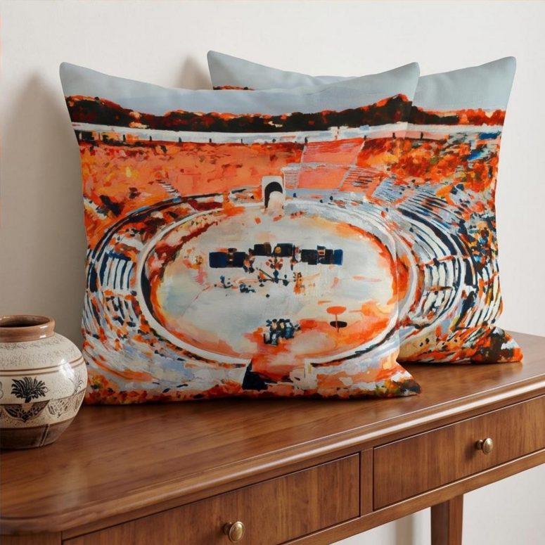 Pink Floyd Pillow Cover - This is where the magic happens Pink Floyd in Pompeii Painting Pink Floyd Pillow Cover - This is where the magic happens Pink Floyd in Pompeii Painting
