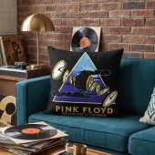 Pink Floyd Pillow Cover - Time Dark Side Of The Moon