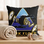 Pink Floyd Pillow Cover - Time Dark Side Of The Moon