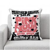Pink Floyd Pillow Cover - Westfield College Hampstead Concert 1968