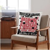 Pink Floyd Pillow Cover - Westfield College Hampstead Concert 1968 Pink Floyd Pillow Cover - Westfield College Hampstead Concert 1968