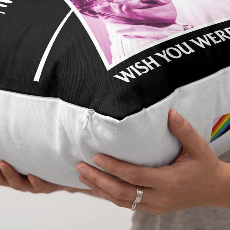Pink Floyd Pillow Cover - Wish You Were Hair Pink Floyd Pillow Cover - Wish You Were Hair