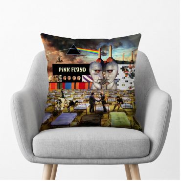 Pink Floyd Pillow Cover - Wish You Were Here Dark Side Of The Moon Pink Floyd The Wall Division Bell Animals
