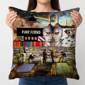 Pink Floyd Pillow Cover - Wish You Were Here Dark Side Of The Moon Pink Floyd The Wall Division Bell Animals