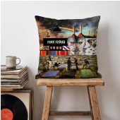 Pink Floyd Pillow Cover - Wish You Were Here Dark Side Of The Moon Pink Floyd The Wall Division Bell Animals
