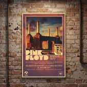 Pink Floyd Poster - 1977 Animals Album Pink Floyd Poster - 1977 Animals Album