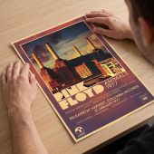 Pink Floyd Poster - 1977 Animals Album Pink Floyd Poster - 1977 Animals Album