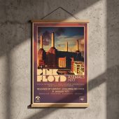 Pink Floyd Poster - 1977 Animals Album Pink Floyd Poster - 1977 Animals Album