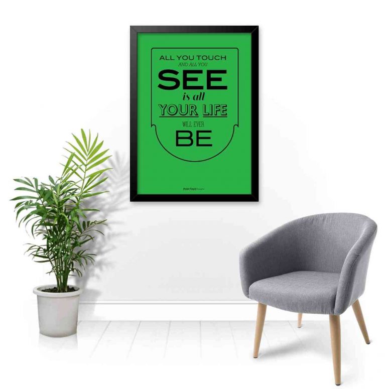 Pink Floyd Poster - Breathe All You Touch And All You See