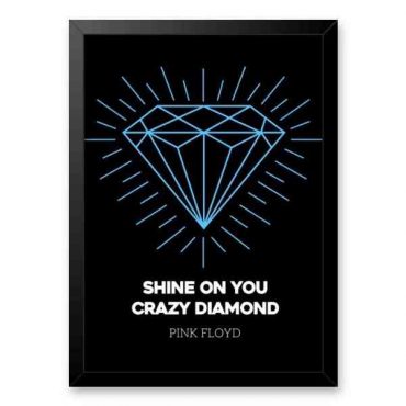 Pink Floyd Poster - Shine on You Crazy Diamond Modernity