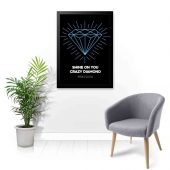 Pink Floyd Poster - Shine on You Crazy Diamond Modernity