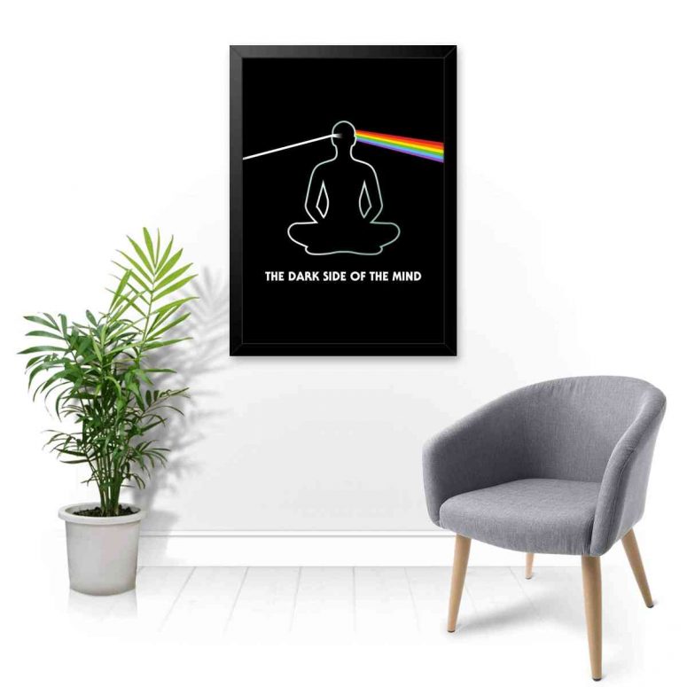 Pink Floyd Poster - The Dark Side of The Mind Meditation