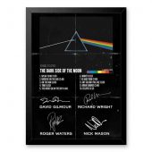Pink Floyd Poster - The Dark Side of the Moon Signatures Of The Members