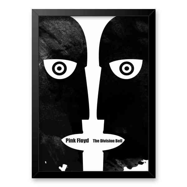 Pink Floyd Poster - The Division Bell Black Faces Pink Floyd Poster - The Division Bell Black Faces