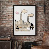 Pink Floyd Poster - Album Art DSOTM Animals The Wall Pink Floyd Poster - Album Art DSOTM Animals The Wall