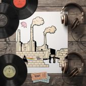 Pink Floyd Poster - Album Art DSOTM Animals The Wall Pink Floyd Poster - Album Art DSOTM Animals The Wall