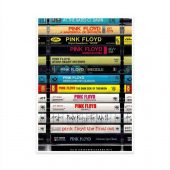Pink Floyd Poster - Albums Cassette Retro Collection