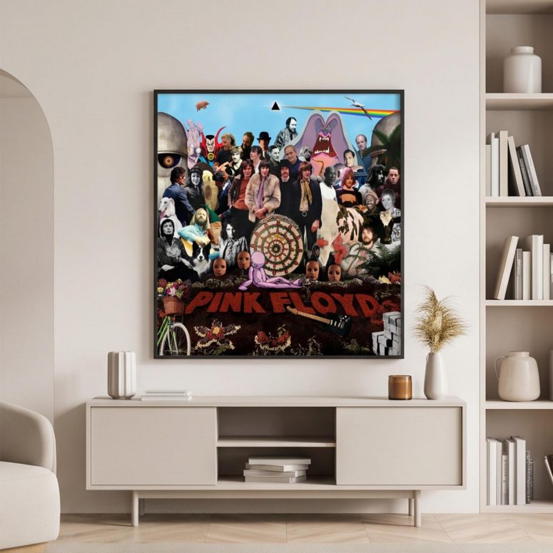 Pink Floyd Poster - All In All, They’re Just Bricks From The Wall Pink Floyd Poster - All In All, They’re Just Bricks From The Wall