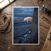 Pink Floyd Poster - Animals 2018 Remix Algie Pig Pink Floyd Poster - Animals 2018 Remix Algie Pig