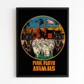 Pink Floyd Poster - Animals Dog Sheep Pig trippy
