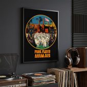 Pink Floyd Poster - Animals Dog Sheep Pig trippy
