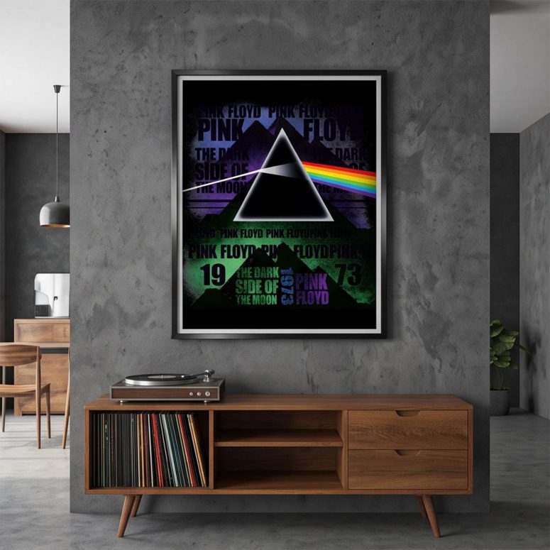 Pink Floyd Poster - Dark Side of The Moon 1973 Pyramid Prims