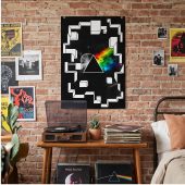 Pink Floyd Poster - Dark Side of the Moon Galaxy Break Wall