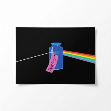 Pink Floyd Poster - Drink Floyd Alice in Wonderland Meets TDSOTM Pink Floyd Poster - Drink Floyd Alice in Wonderland Meets TDSOTM